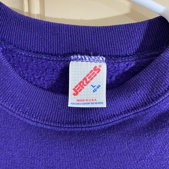 Vintage 90’s Made in USA Santa Fe Puff Print Graphic Sweater - Picture 5 of 6